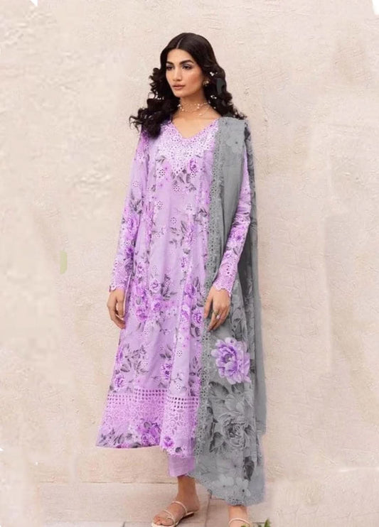 Iznik | IL-DL-09-Whisper-Purple | Unstitched | 3 Piece   3PC
