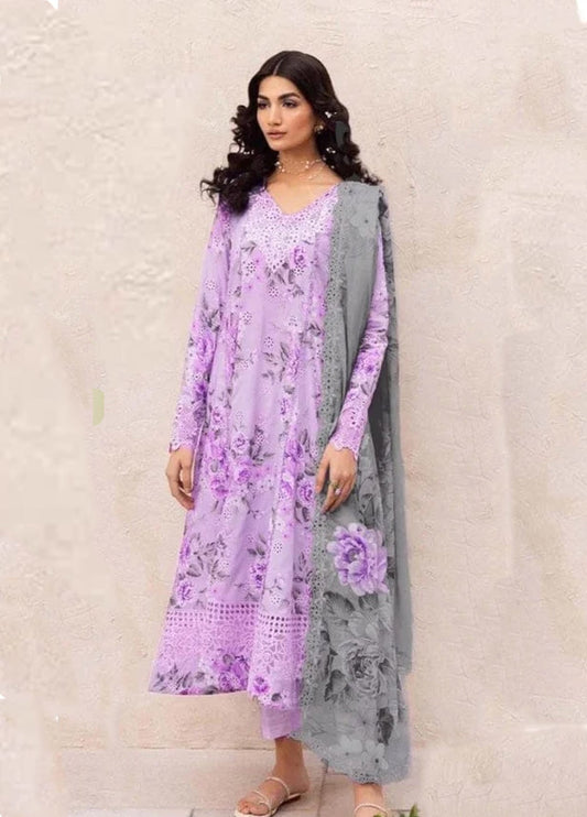 Iznik | IL-DL-09-Whisper-Purple | Unstitched | 3 Piece 3PC