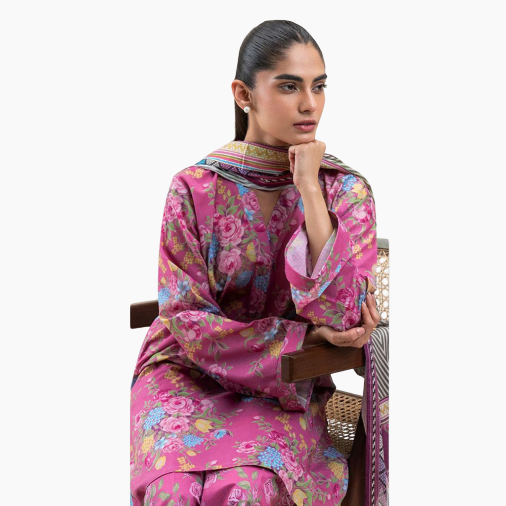 Beechtree | Printed Lawn | Unstitched | 3 Piece   3PC