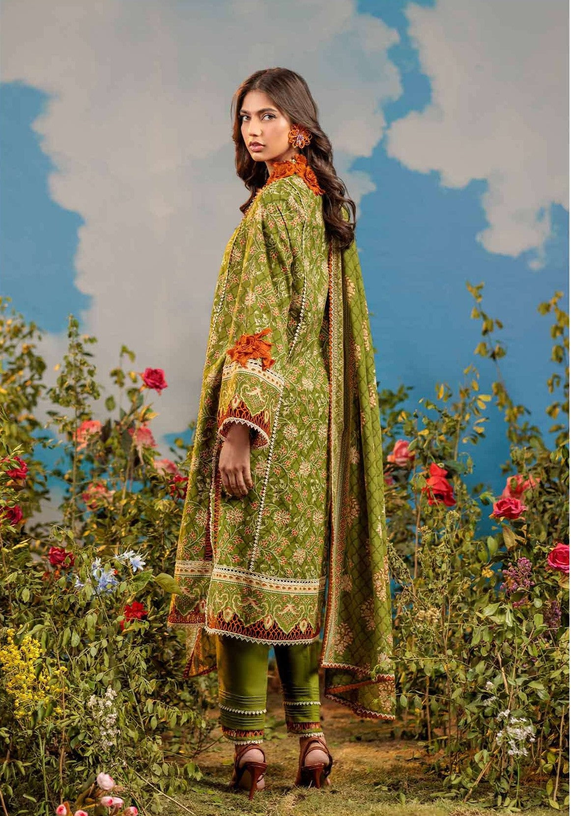 Tongy | Swiss Lawn | Unstitched | 3Pcs   3PC