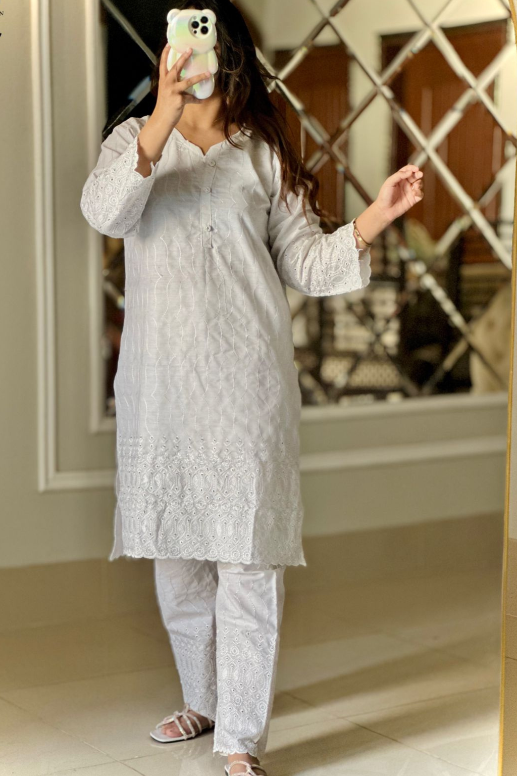 Chicken Kari | cotton | Cord Set | Stitched | 2 Piece