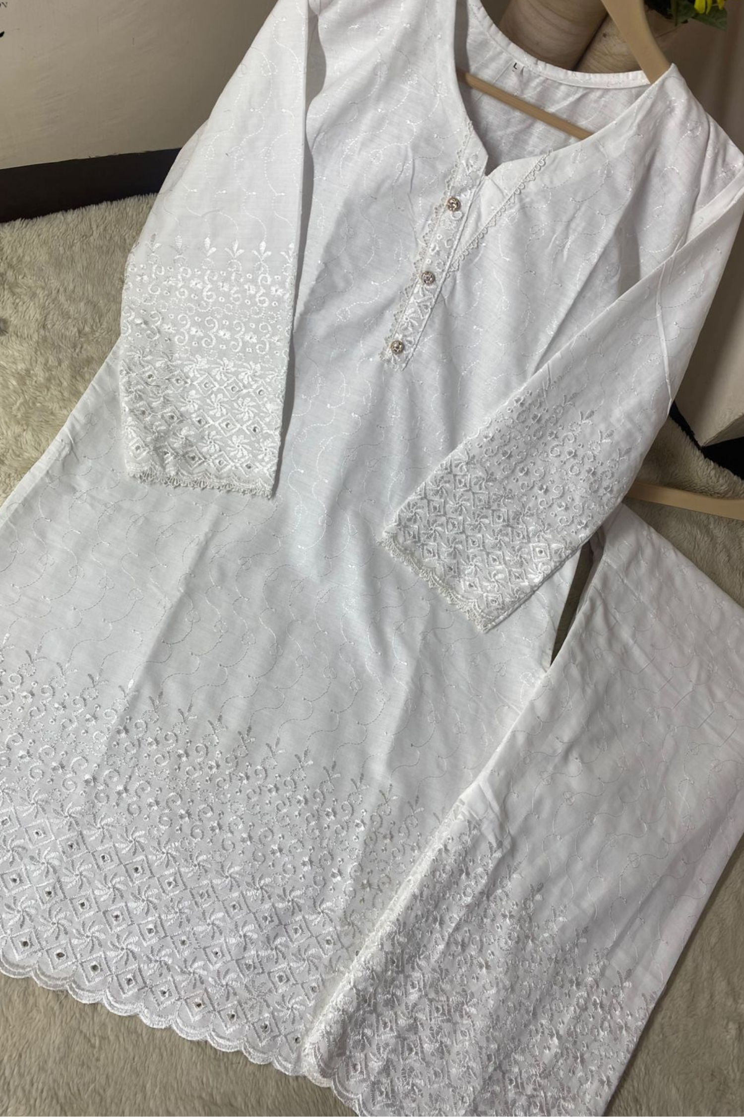 Chicken Kari | cotton | Cord Set | Stitched | 2 Piece