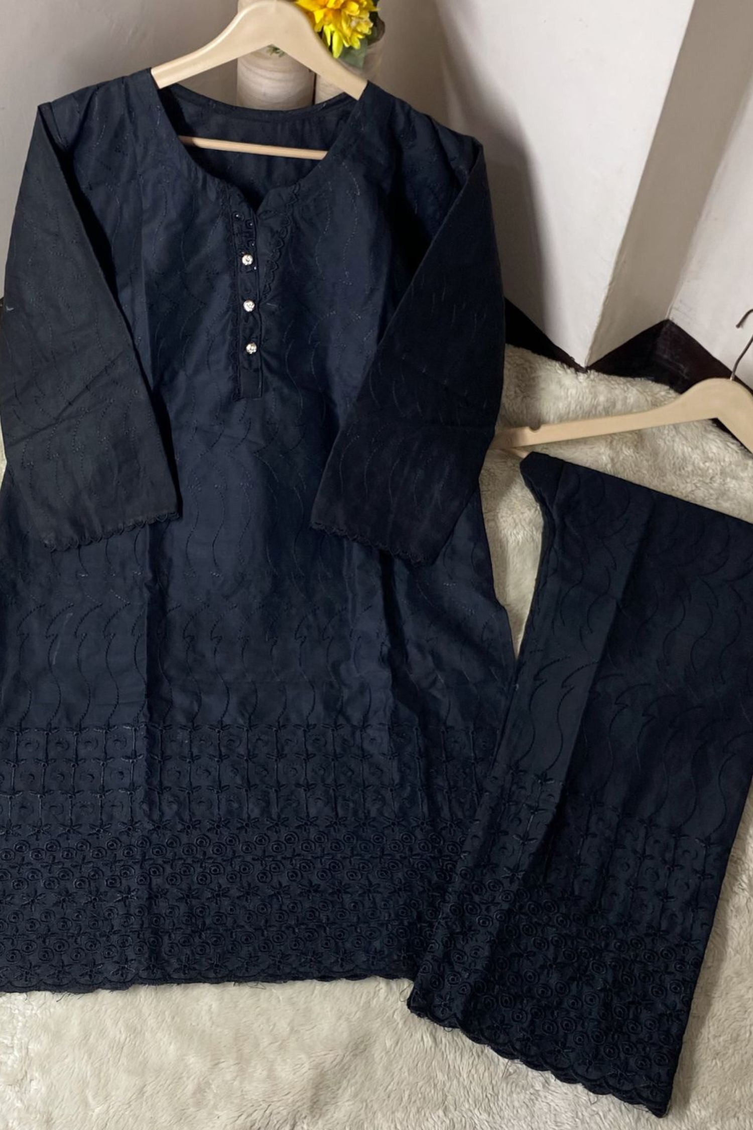 Chicken Kari | cotton | Cord Set | Stitched | 2 Piece