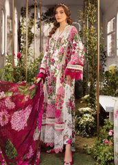 Embroidered Lawn 3 Piece Unstitched Suit MBL-MPT-2012-A-24 - Summer Collection 