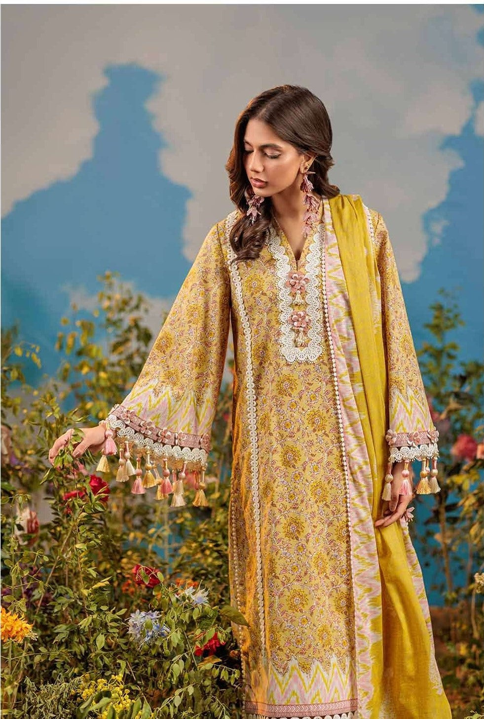 Bonanza | Printed Lawn | Unstitched | 3 Piece   3PC