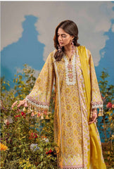 Lemon Grass | Swiss Lawn | Unstitched | 3Pcs   3PC