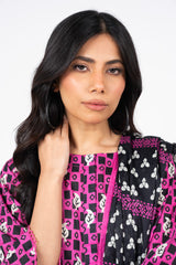 Hot Pink | Swiss Lawn | Unstitched | 3Pcs   3PC