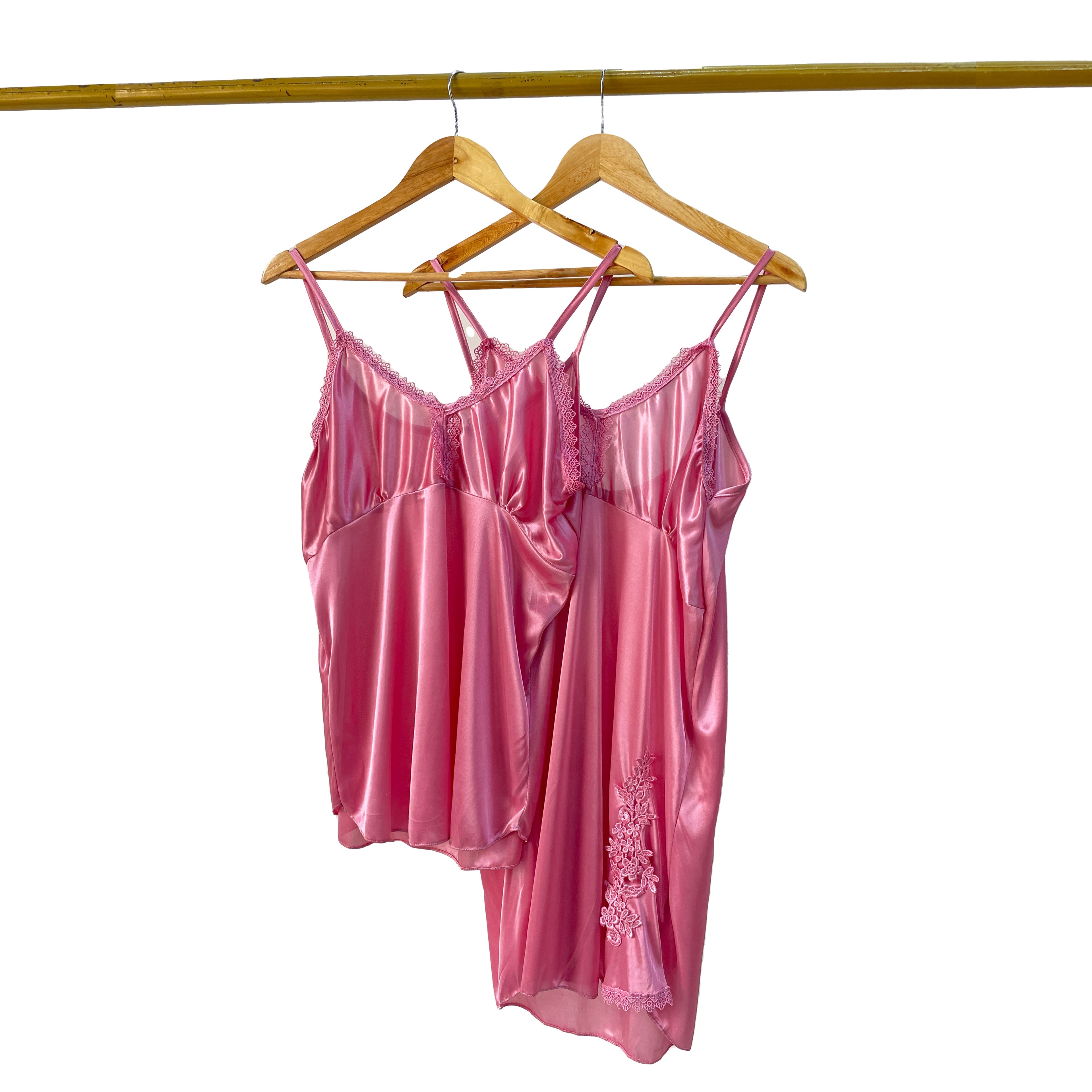 Royal Silk 5-Piece Bridal Nightgown Set   Night Wear