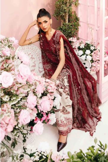 Maria.B | D - 1789 B | Unstitched | 3 Piece   3PC