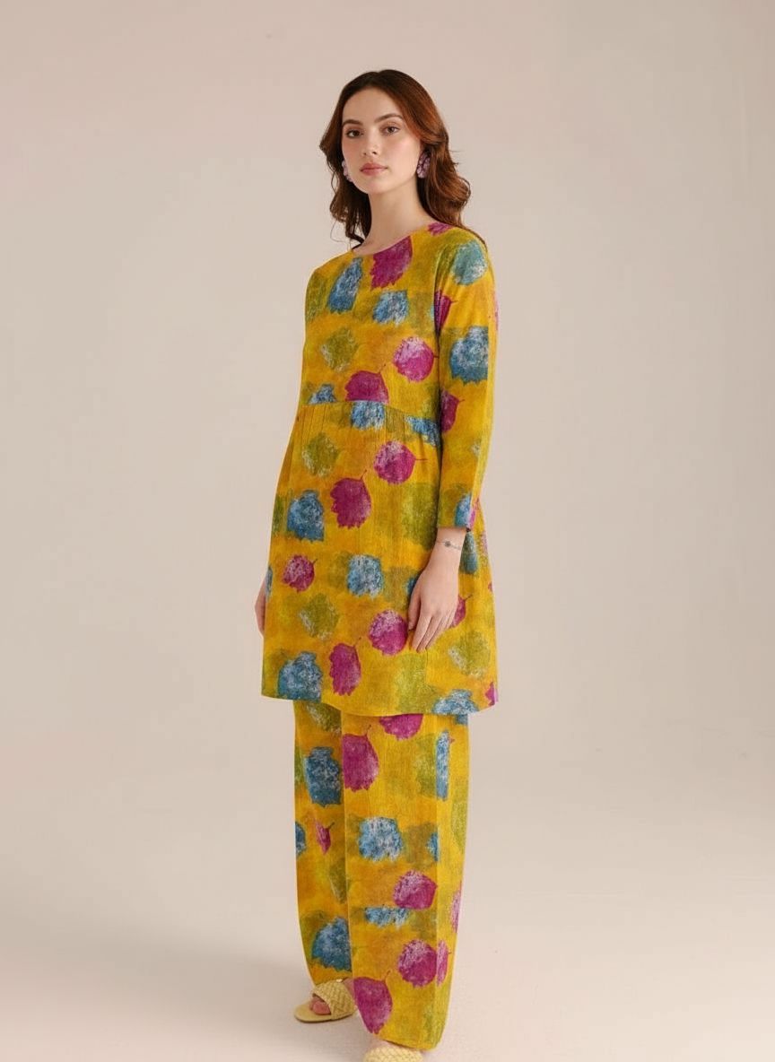 Bin Shahab | Printed Lawn | Stitched | 2 Piece   2pc