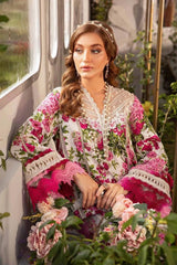 Embroidered Lawn 3 Piece Unstitched Suit MBL-MPT-2012-A-24 - Summer Collection 