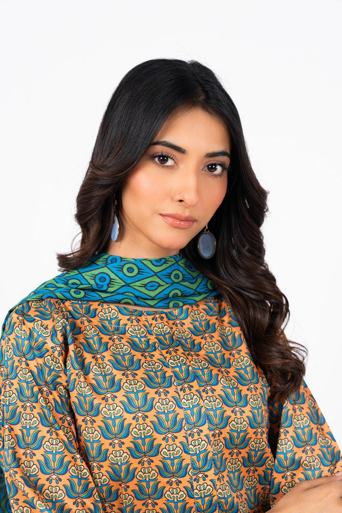 Al Karam | Printed Lawn | Unstitched | 3 Piece   3PC