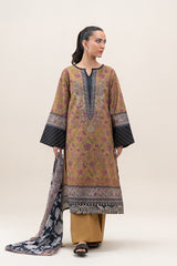 Mustard Flare | Swiss Lawn | Unstitched | 3Pcs   3PC