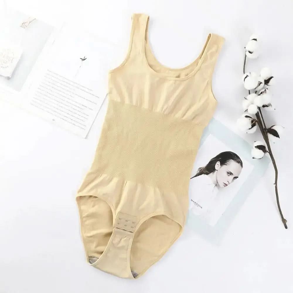 Flarixa Full Body Corset Crotch Buckle Body Shaper   Body Shaper