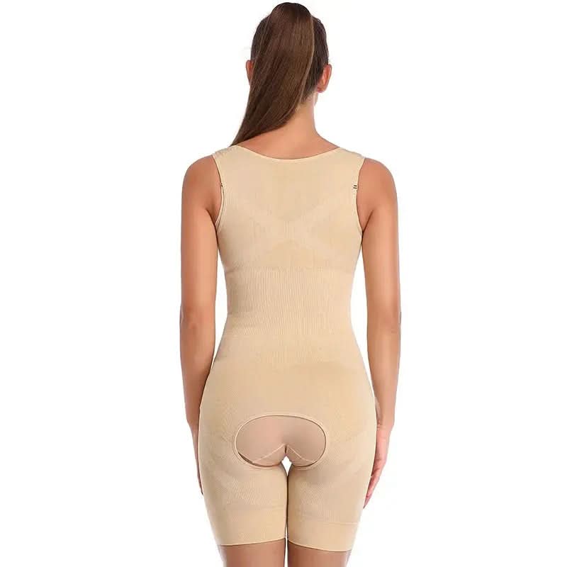 Full Body Corset Crotch Buckle Body Shaper   Body Shaper