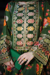 Aneela's | ABG-02 | Unstitched | 3 Piece   3PC