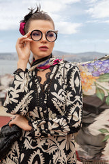 MARIA B FORMALS PRINTED EMBROIDERED LAWN - 3 PC UNSTITCHED   3PC