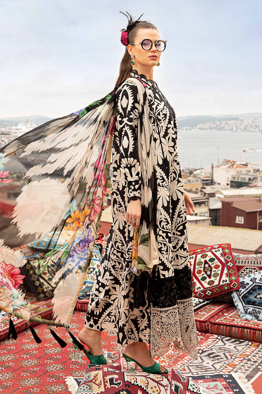 Maria.B | 2307-B | Unstitched | 3 Piece   3PC