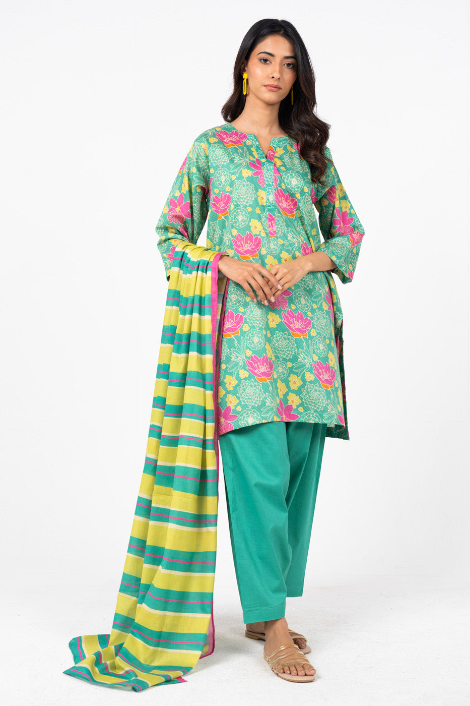 Al Karam | Printed Lawn | Unstitched | 3 Piece   3PC