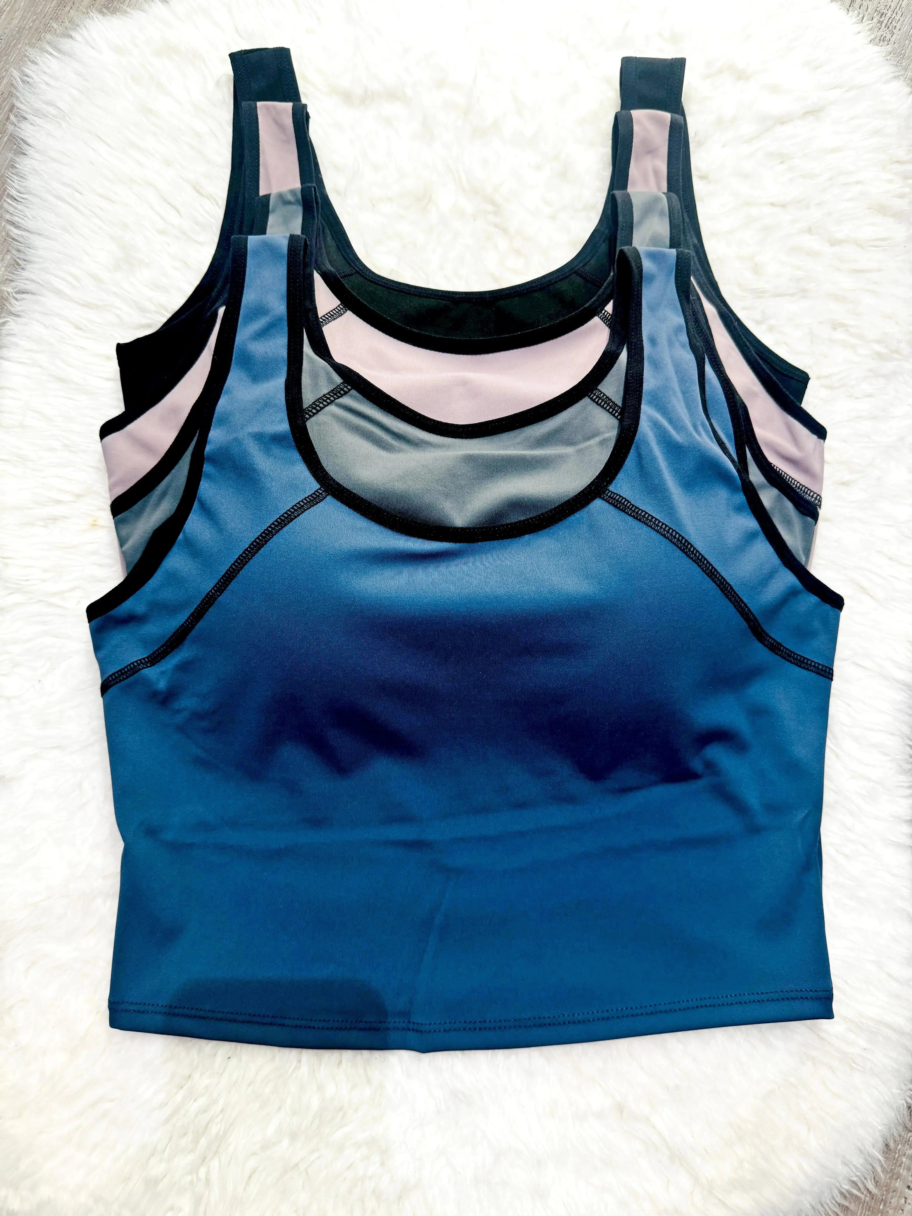 Tank Pushup Sports Bra   Bra Set