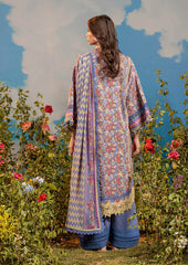 Blue Bell | Swiss Lawn | Unstitched | 3Pcs   3PC