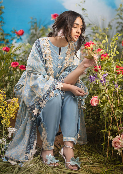 Breeze | Swiss Lawn | Unstitched | 3Pcs   3PC