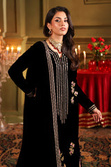 Charizma Luxury Velvet  |3 Pc Embroidered | Unstitched   3PC