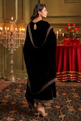 Charizma Luxury Velvet  |3 Pc Embroidered | Unstitched   3PC