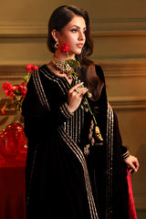 Charizma Luxury Velvet  |3 Pc Embroidered | Unstitched   3PC