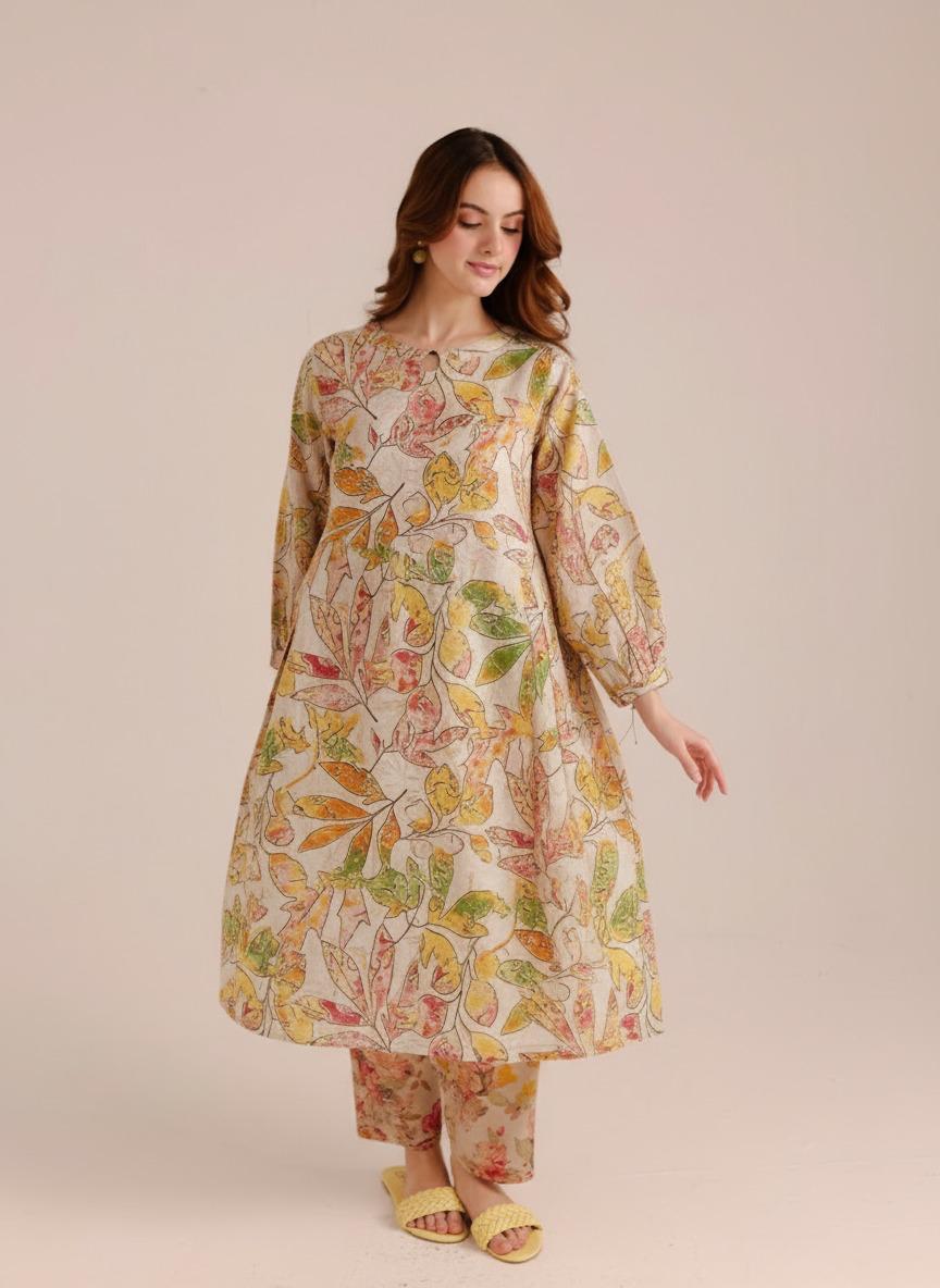 Bin Shahab | Printed Lawn | Stitched |  2 Piece  XL 2pc