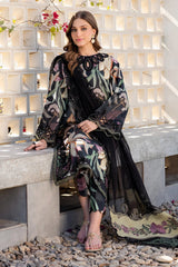 BAROQUE - EMBROIDERED PRINTED LAWN UF-4090   3PC