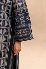 Onyx Grid | Swiss Lawn | Unstitched | 3Pcs   3PC