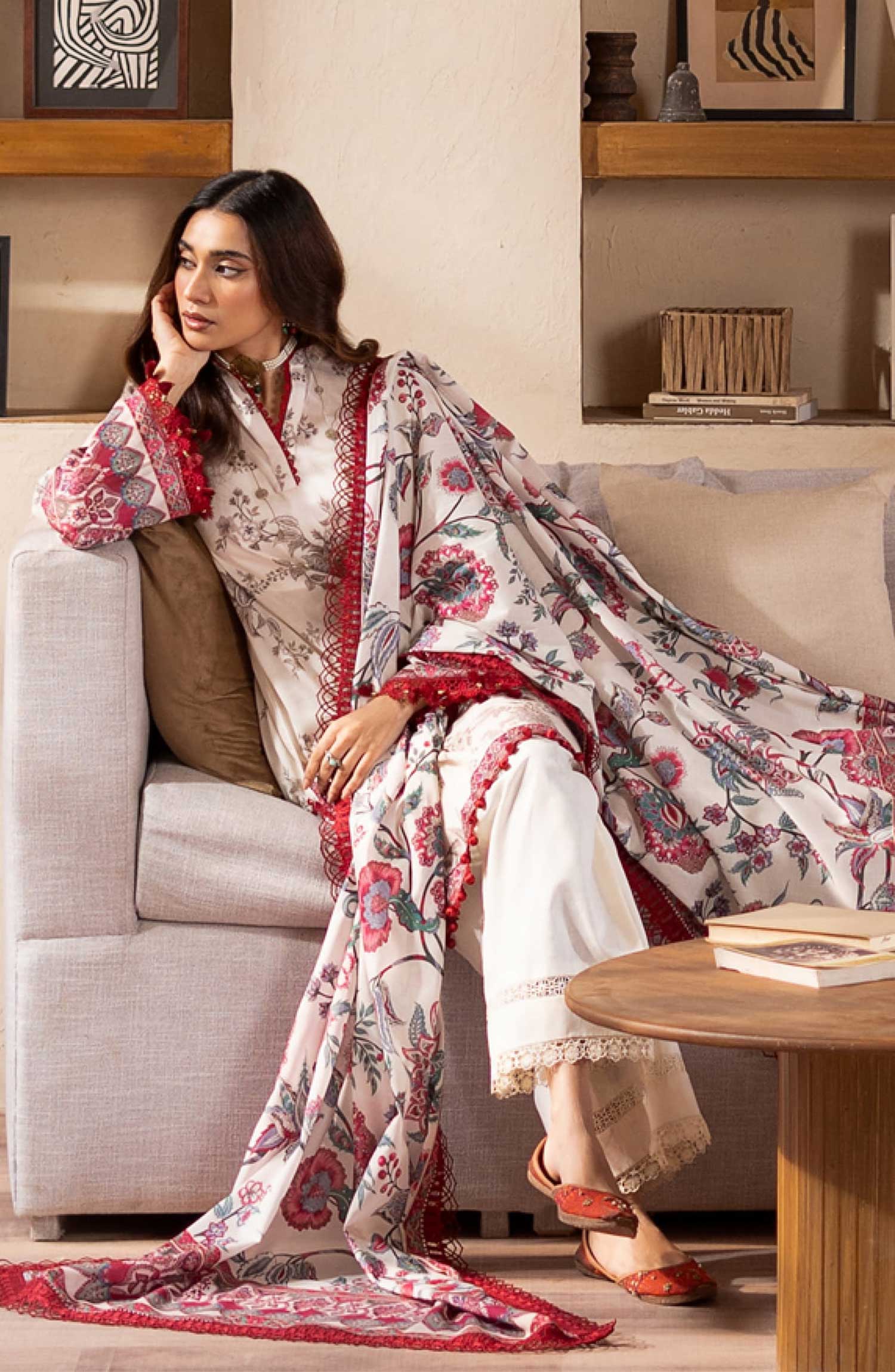 Coco | Printed Lawn | Unstitched | 3 Piece   3PC