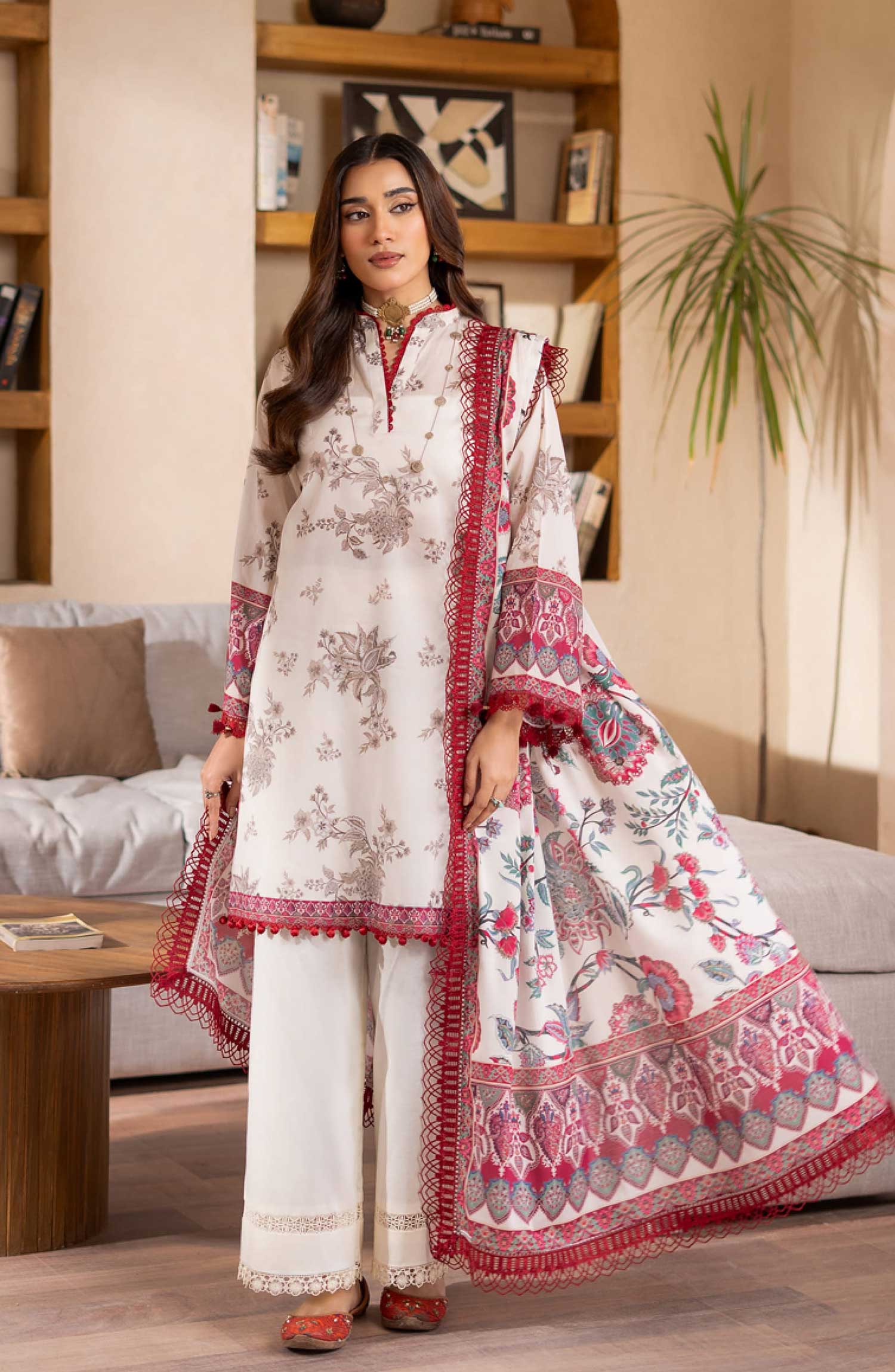 Coco | Printed Lawn | Unstitched | 3 Piece   3PC