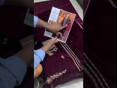 Charizma | Velvet Dress - J0387 | 3 Piece